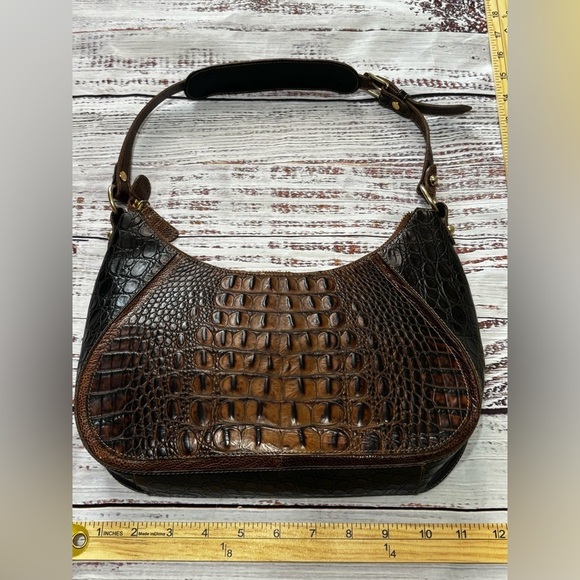 Brahmin Karissa Embossed Leather Shoulder Bag - Picture 11 of 12